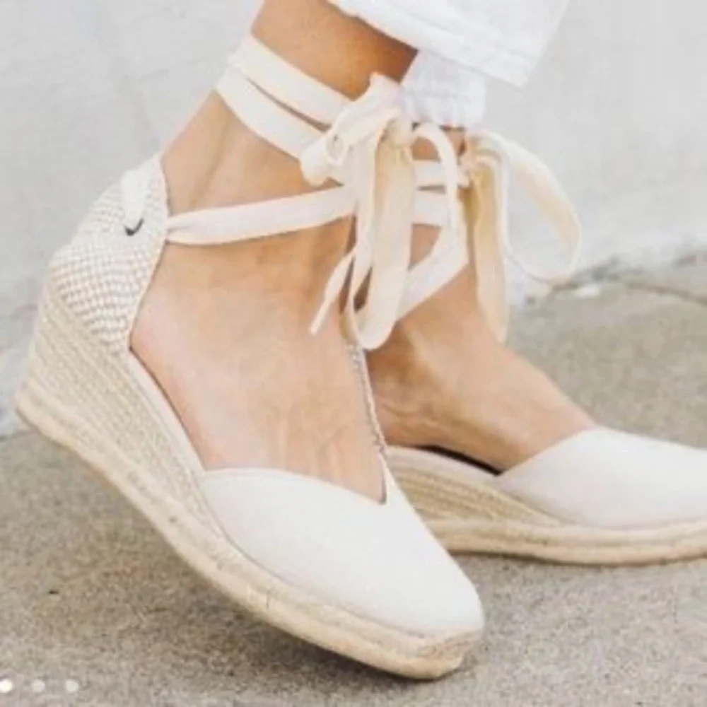 Anthropologie Gaimo Espadrille Wedge Sandals